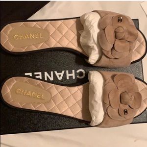 Chanel tan color sandals